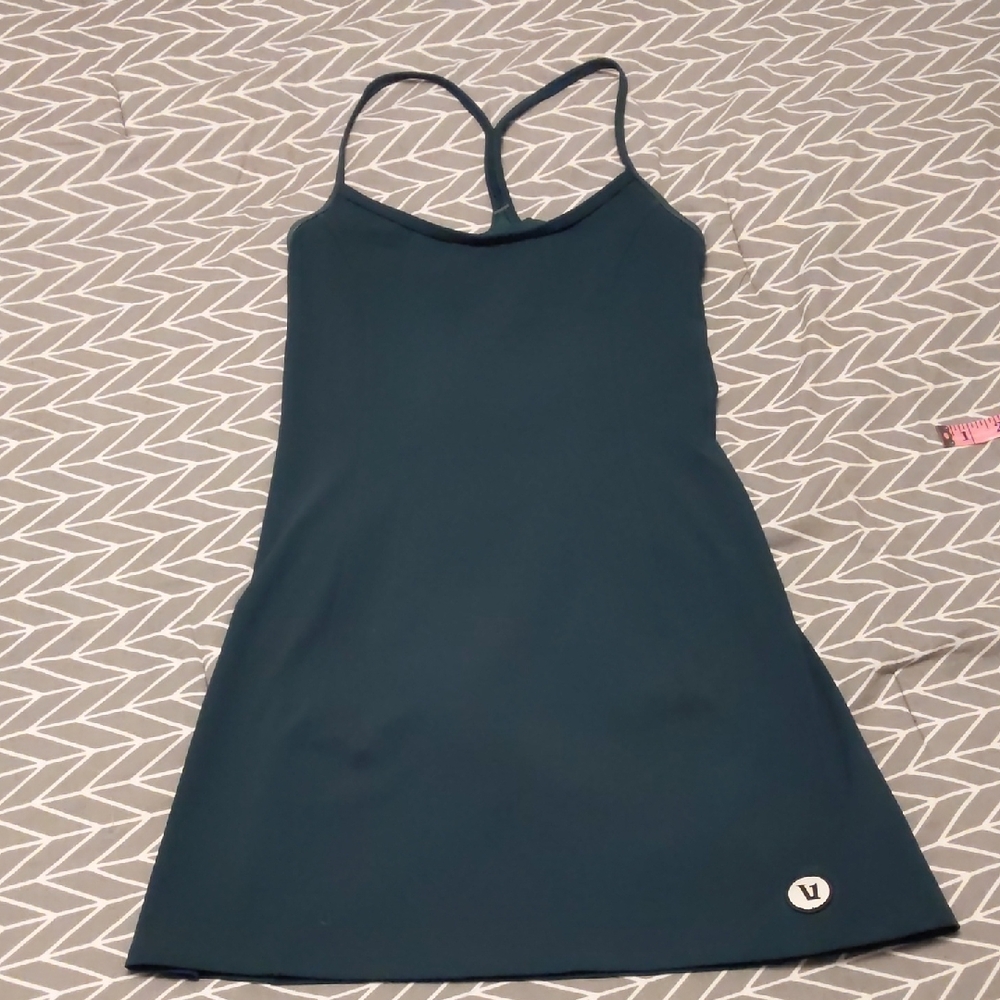 Dark Green Athletic Vuori Romper